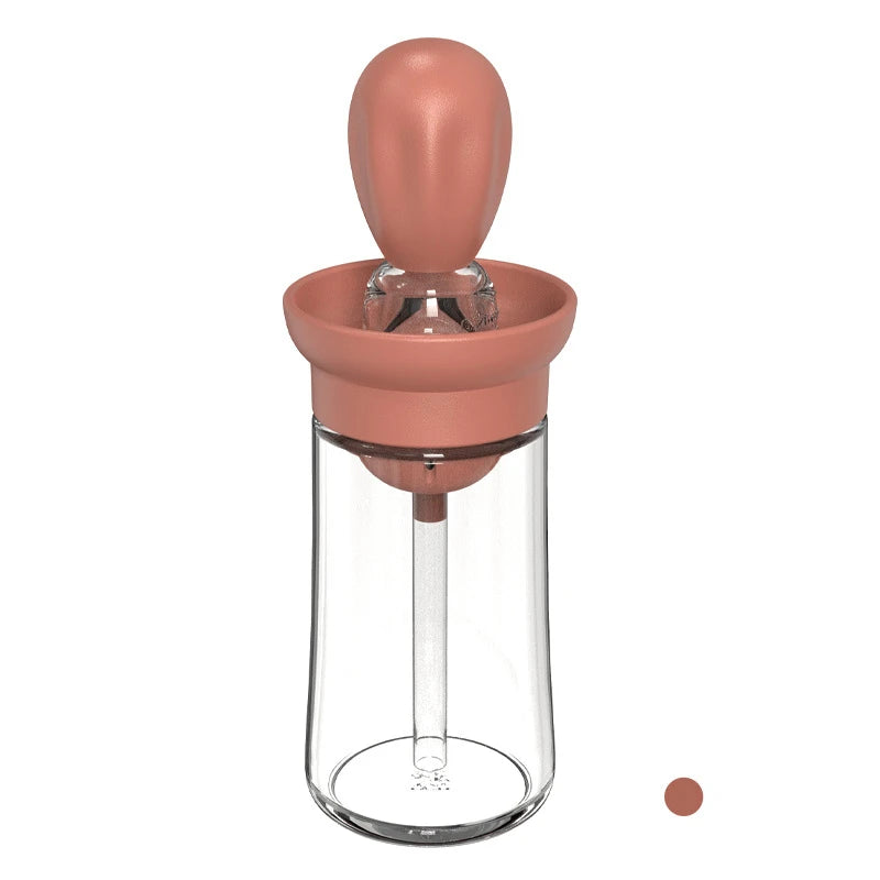 Portable Silicone Oil Bottle With Brush For Easy Cooking - Smarsty