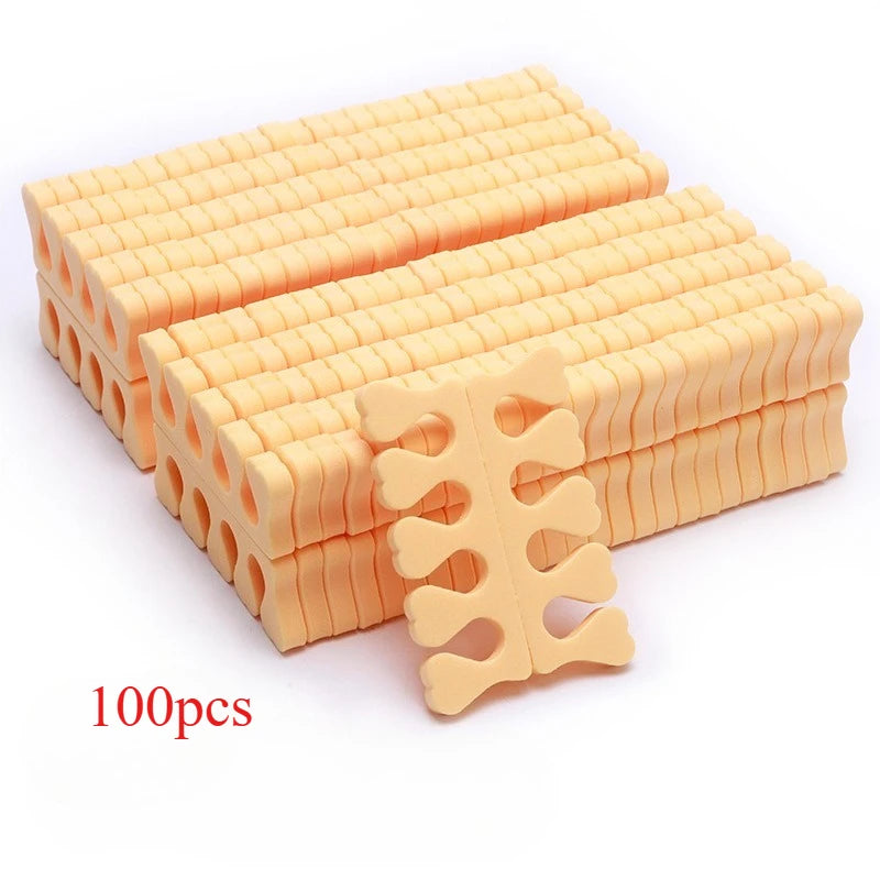 Soft Sponge Nail Art Toe Separators for Perfect Pedicures - Smarsty