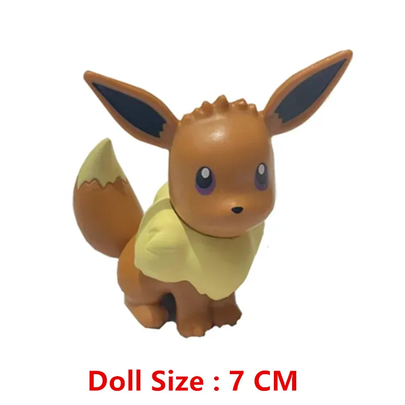 Pokemon 4-13Cm New Cartoons Movie Anime Figure Pikachu Mewtwo Charmander Blastoise Gurado Pet Action Model Toy Gifts by Smarsty