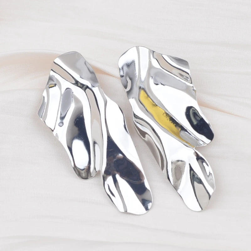 Statement Long Dangle Earrings for Women Big Twisted Style - Smarsty
