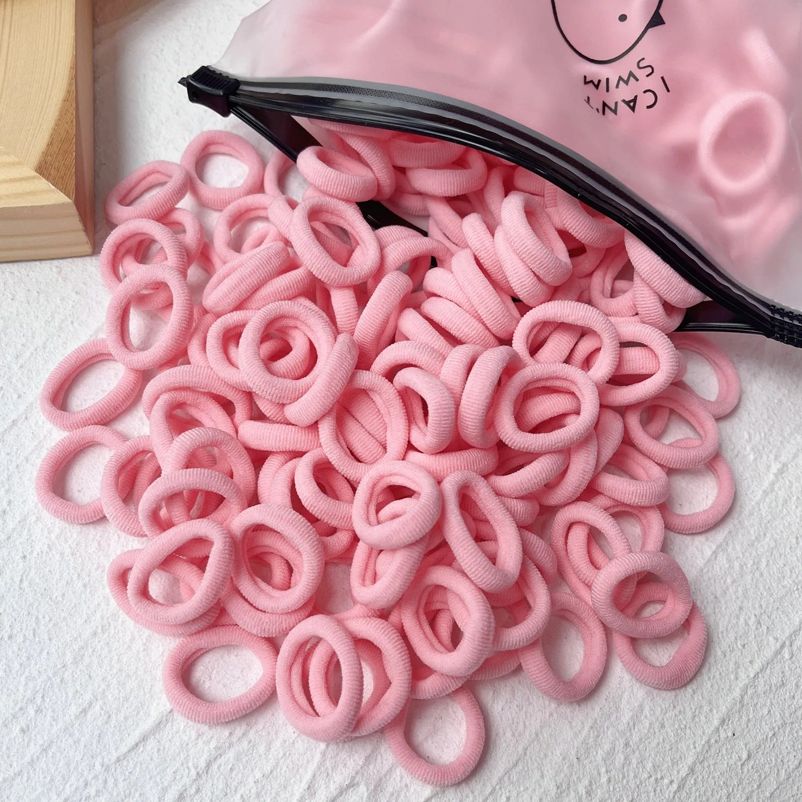 Kids Colorful Elastic Hair Bands Soft Non Slip Scrunchies - Smarsty