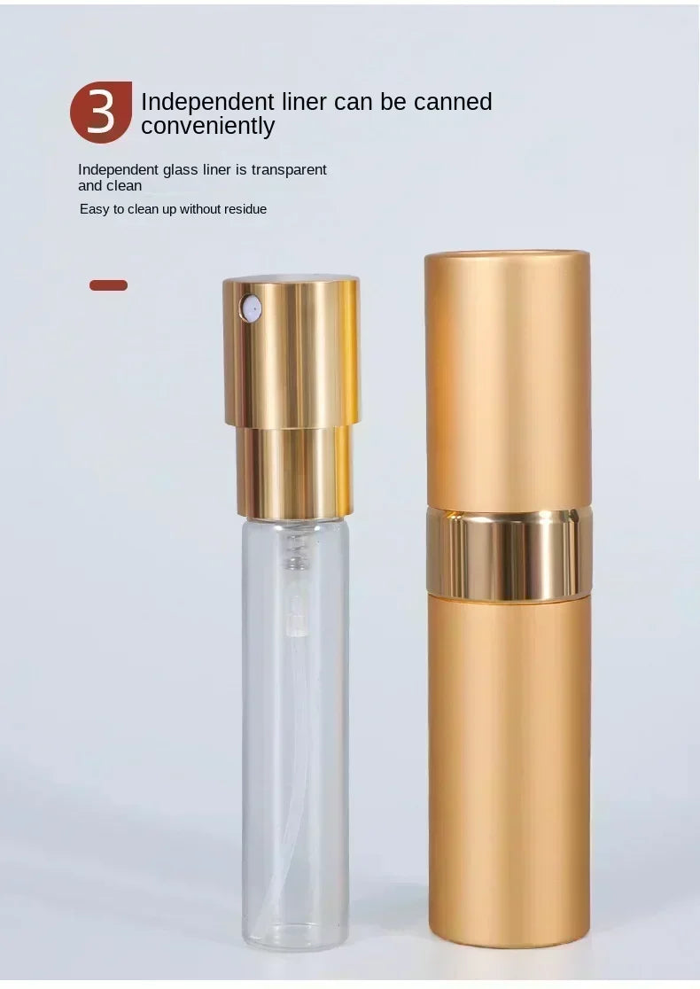 Portable Refillable Perfume Bottle 8ml Metal Atomizer - Smarsty