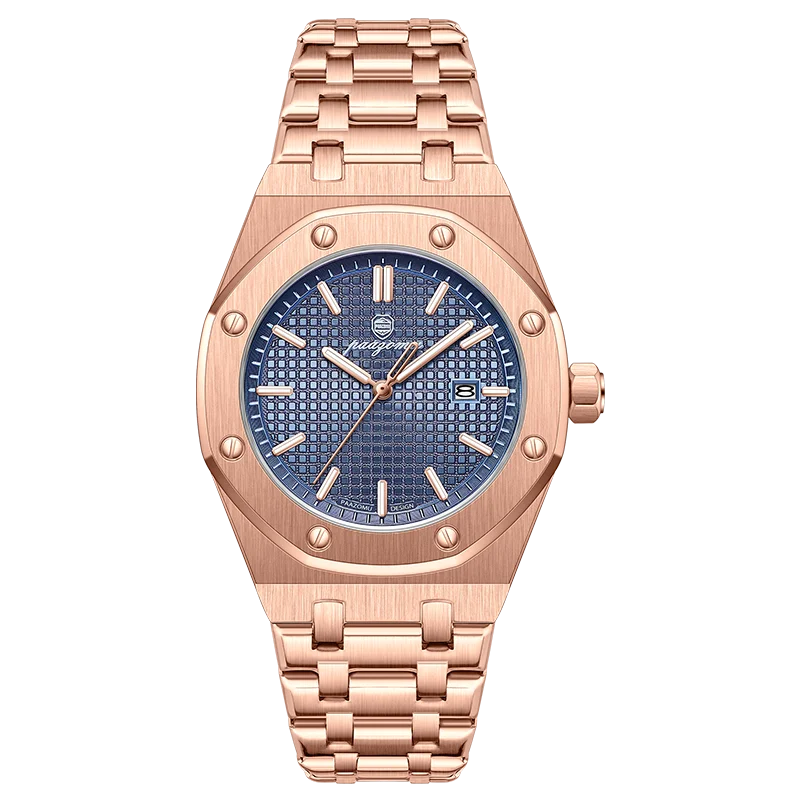 Luxury Waterproof Quartz Watch with Luminous Date Feature - Smarsty