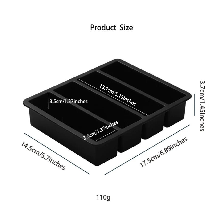 Giant Silicone Ice Cube Tray for Easy Release - Smarsty