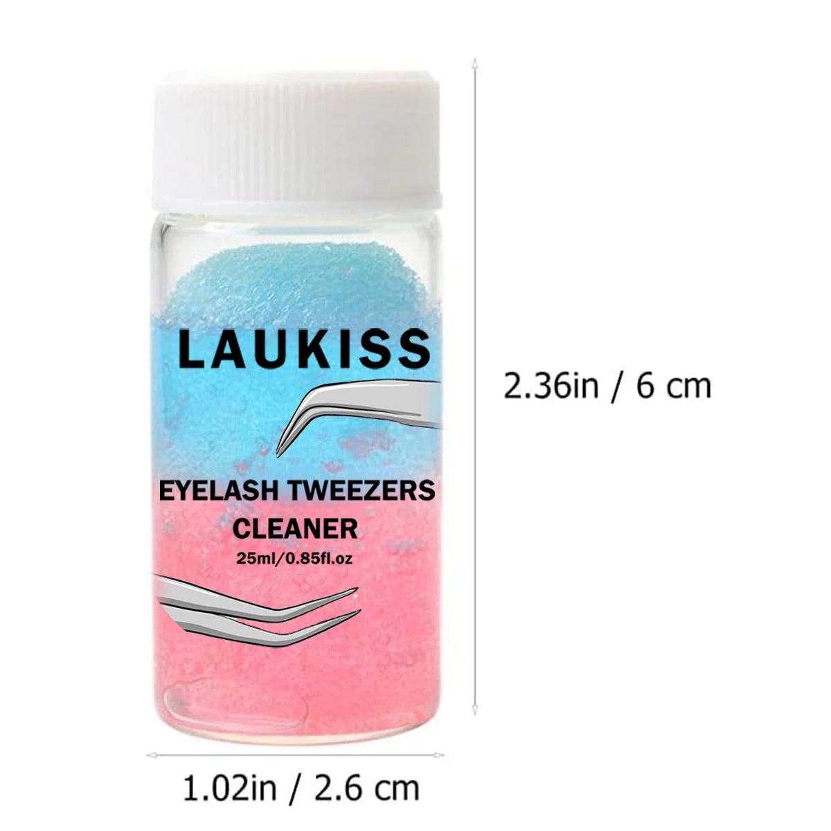 Eyelash Tweezers Cleaner With Glue Remover Liquid - Smarsty