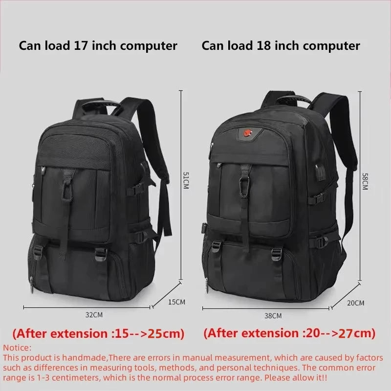 Large Travel Backpack Waterproof With Shoe Compartment - Smarsty