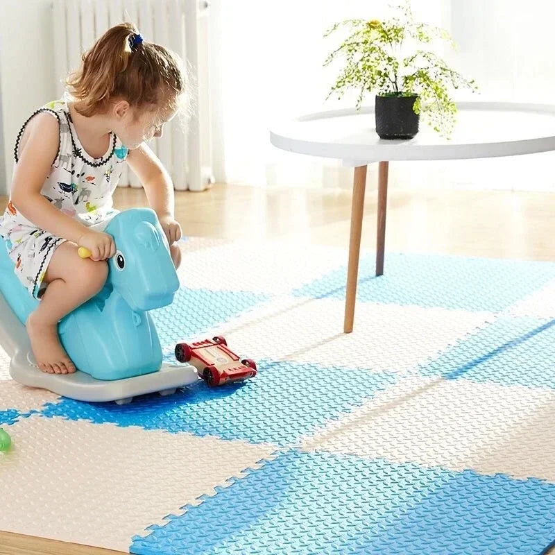 8-16pcs Baby Puzzle Floor Kids Carpet Bebe Mattress EVA Foam Baby Blanket Educational Toys Play Mat for Children 30x1cm by Smarsty