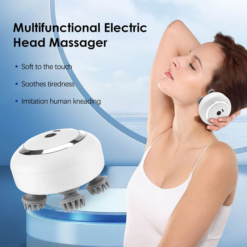 Electric Deep Tissue Head Massager for Relaxation - Smarsty