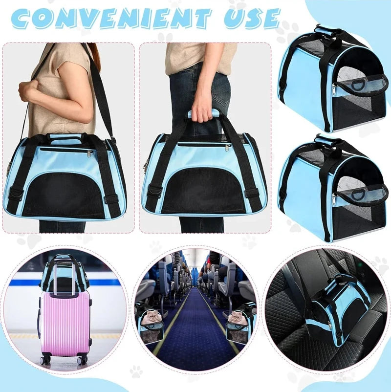 Breathable Portable Dog Carrier Bag for Travel - Smarsty