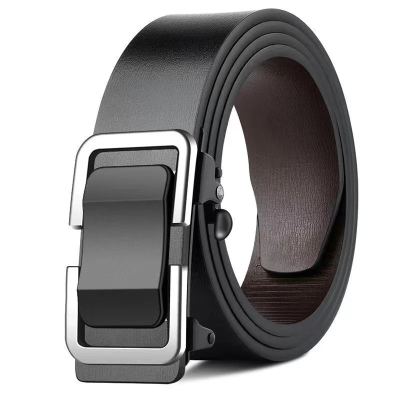 Luxury Genuine Leather Belt for Men with Automatic Buckle - Smarsty