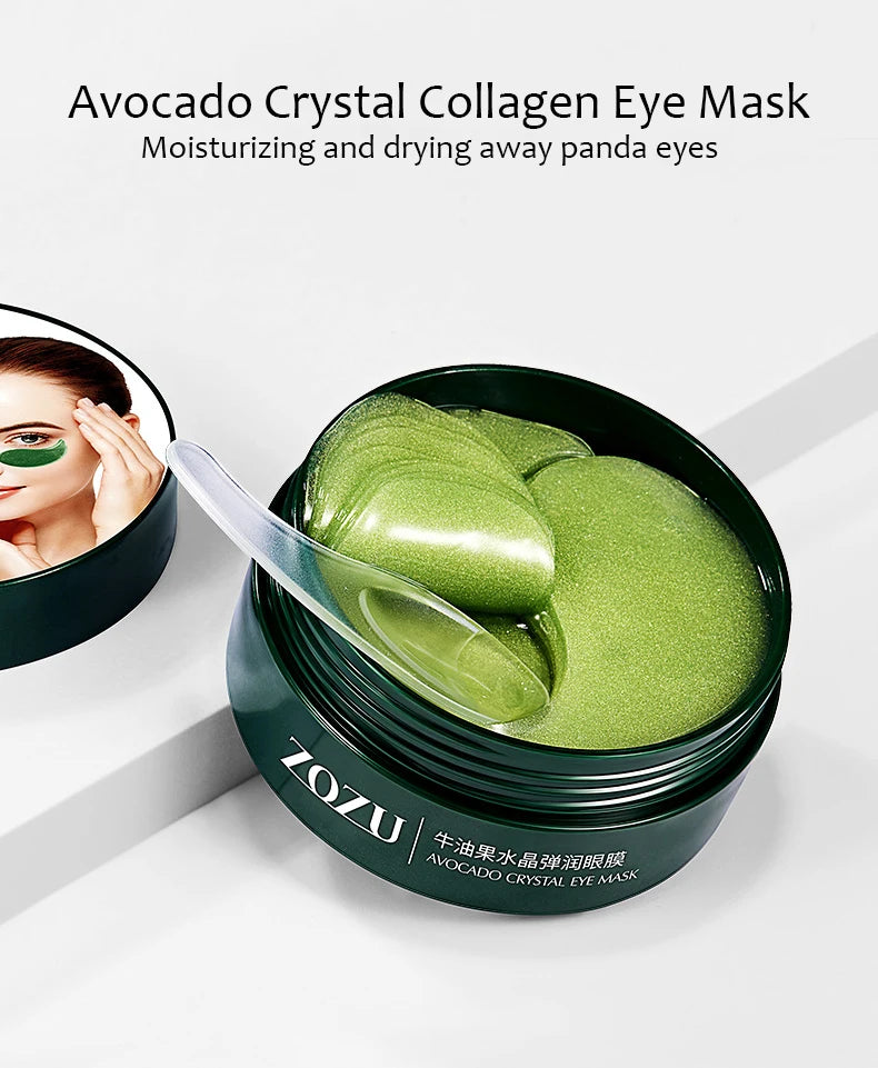 Gold Crystal Collagen Eye Masks for Dark Circles Relief - Smarsty