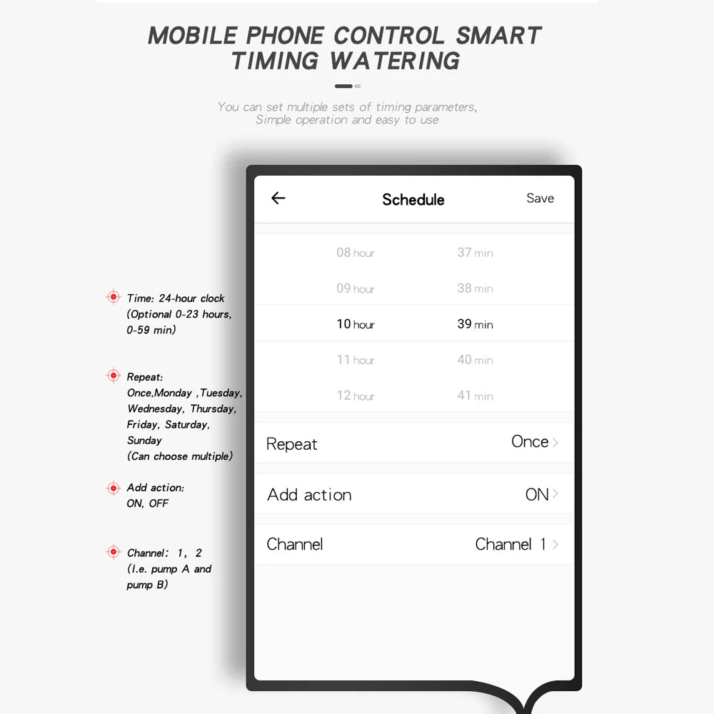 Smart WiFi Watering System with Double Pump Automation - Smarsty