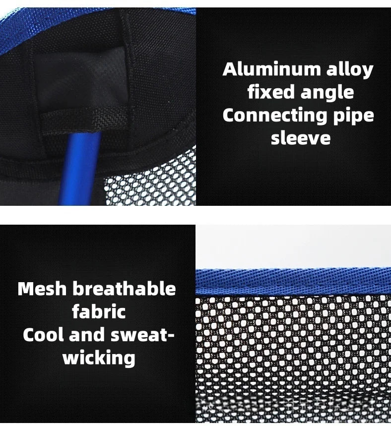 Outdoor foldable chair - ultra-light fishing camping leisure reclining chair - aluminum alloy moon chair - outdoor chair by Smarsty