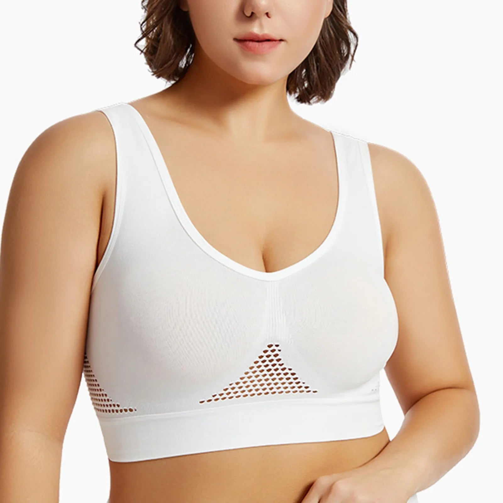 Beautiful Back Sports Bra Shockproof Running Fitness Anti-sagging Upper Collection Soft Support High-strength Women's Yoga Vest - Smarsty