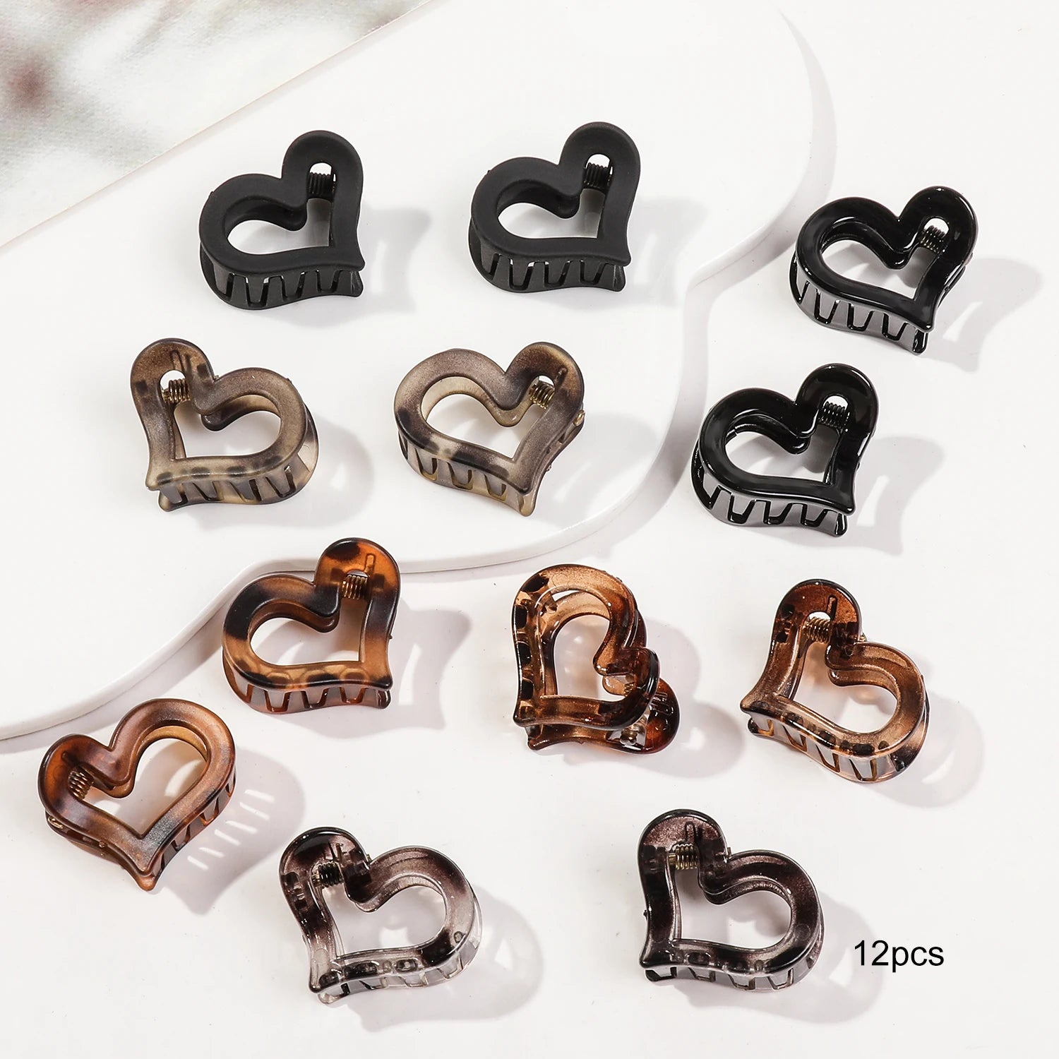 Mini Flower Hair Clips Pack Creaseless Claw Clips For Bangs - Smarsty