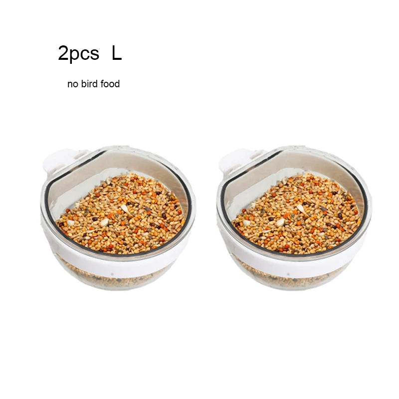 Detachable Plastic Bird Feeding Bowl with Convenient Hanging Design - Smarsty
