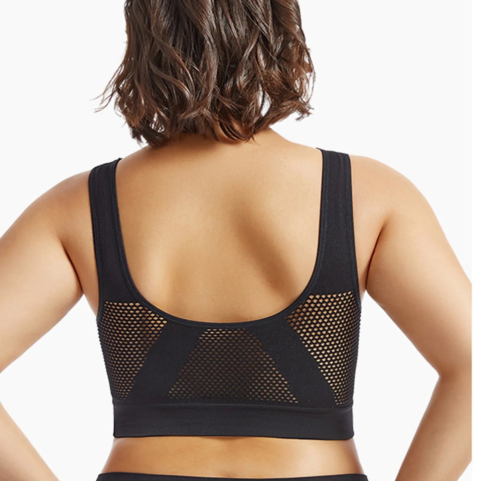 Beautiful Back Sports Bra Shockproof Running Fitness Anti-sagging Upper Collection Soft Support High-strength Women's Yoga Vest - Smarsty