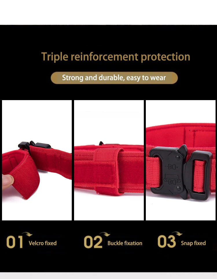 Durable Reflective Nylon Dog Collar and Leash Set - Smarsty