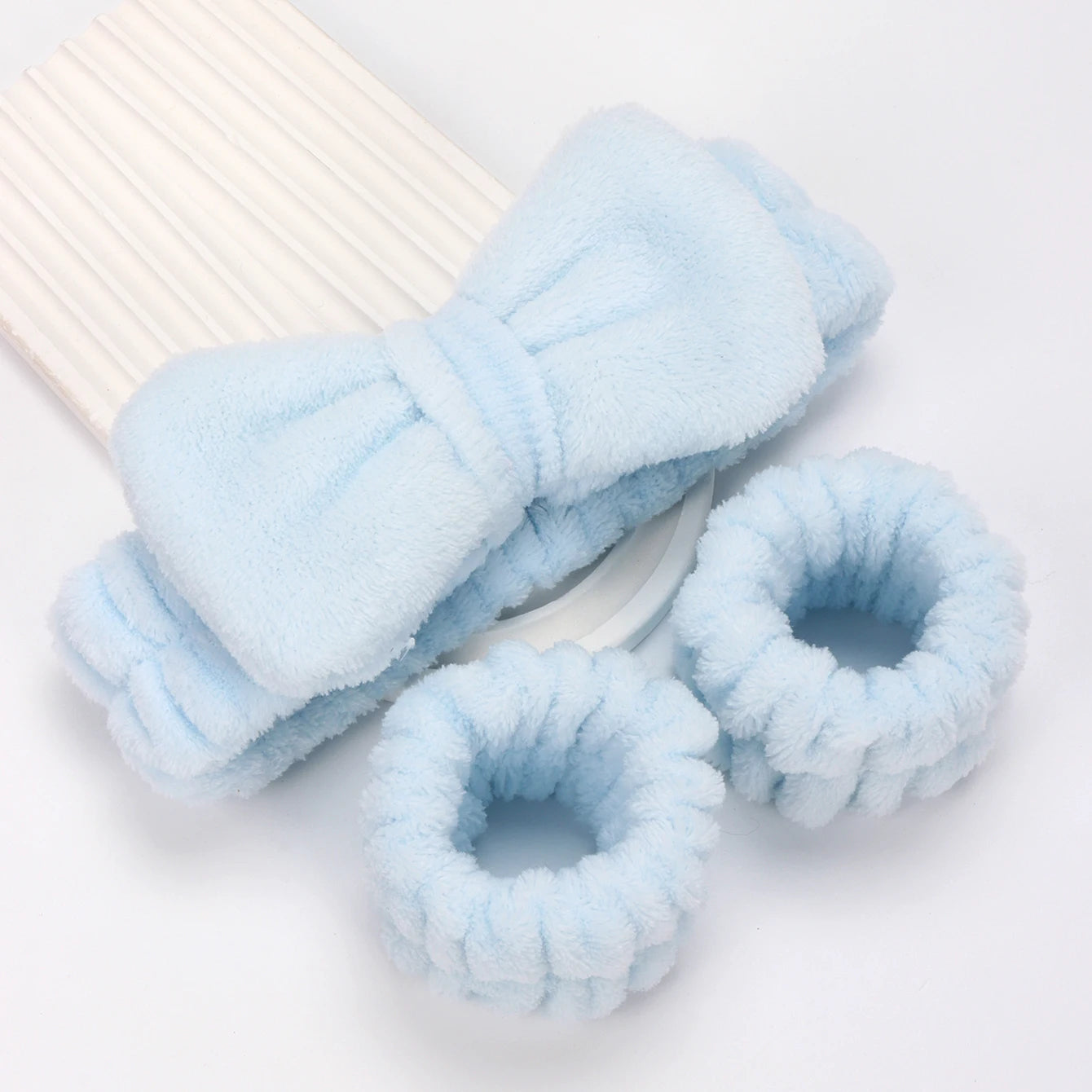 3 Piece Spa Headband Set for Makeup and Face Washing - Smarsty