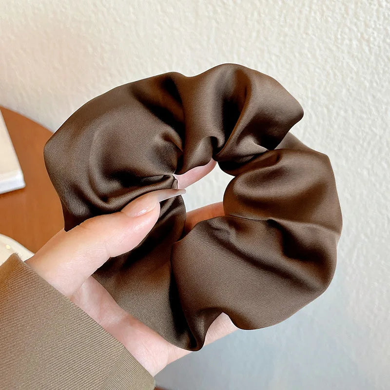 Satin Scrunchies Hair Accessories Gentle Soft Hold Premium - Smarsty