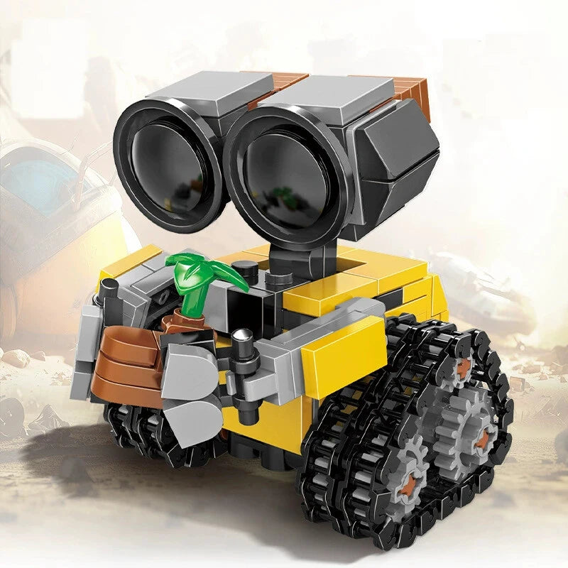 New mini Wall-E Building Block Kit MOC Idea Technical Classic Movie Model Building Block Assembly Children's Toy Gift