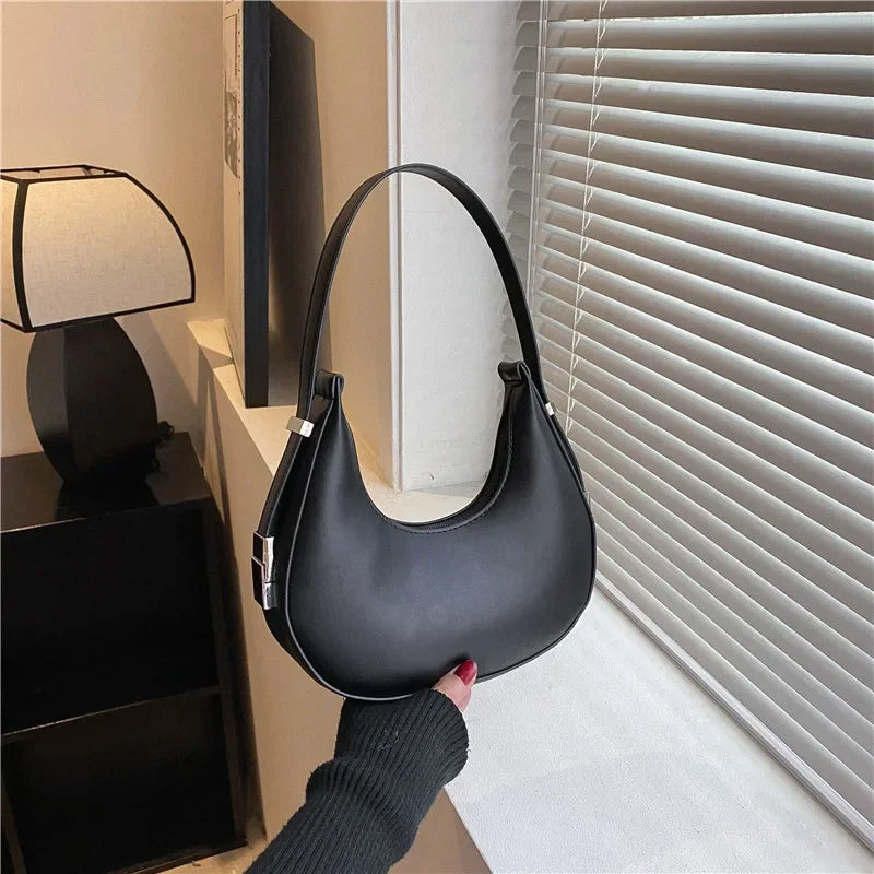 Luxury PU Leather Hobo Bag For Women With Zipper Closure - Smarsty