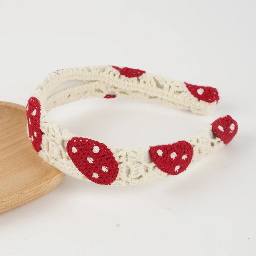 Knitted Headband Bohemian Handmade Summer Seaside Cotton - Smarsty