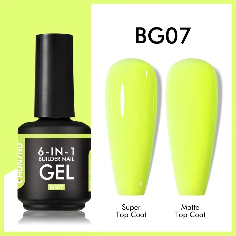 Chunshu 6 In 1 Builder UV Gel Polish 15ML - Smarsty