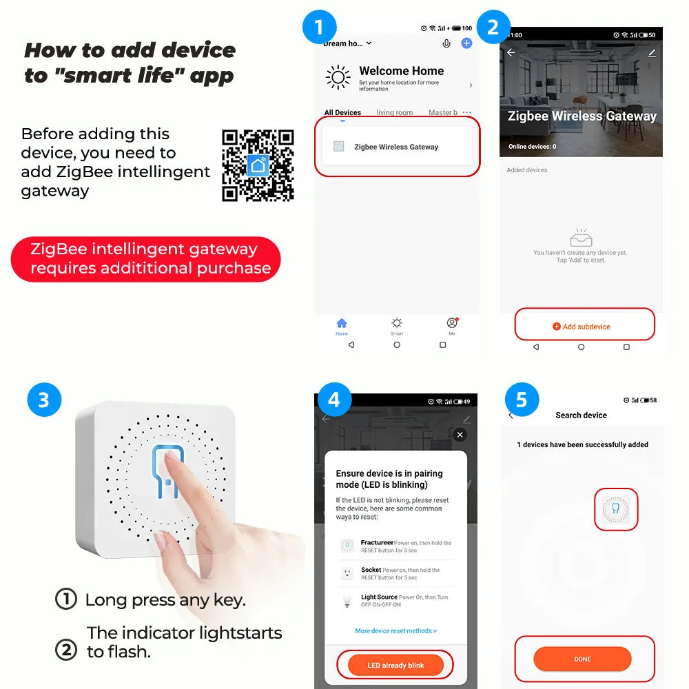 Tuya Zigbee WiFi Mini Smart Switch With Power Monitoring - Smarsty