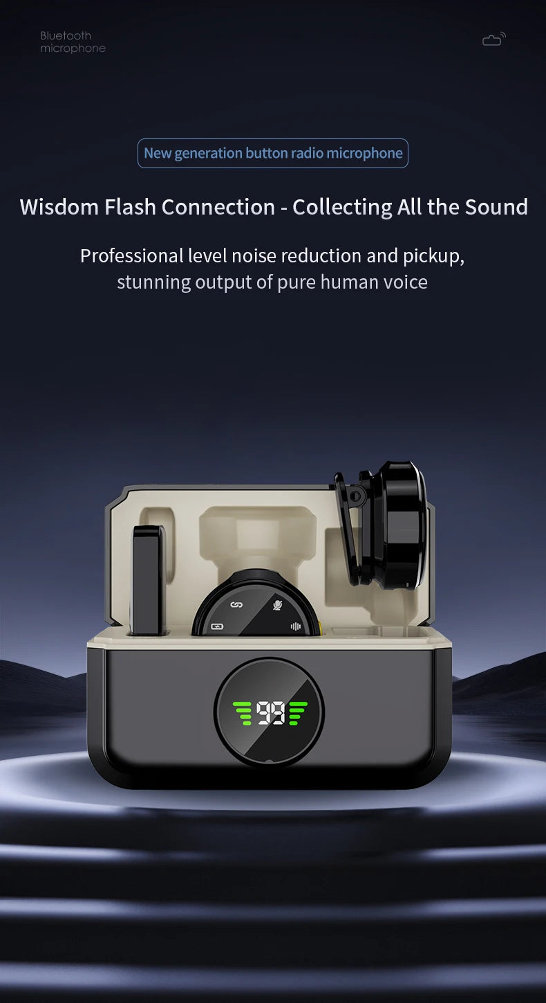 Wireless Lavalier Microphone for Android and iPhone Recording - Smarsty