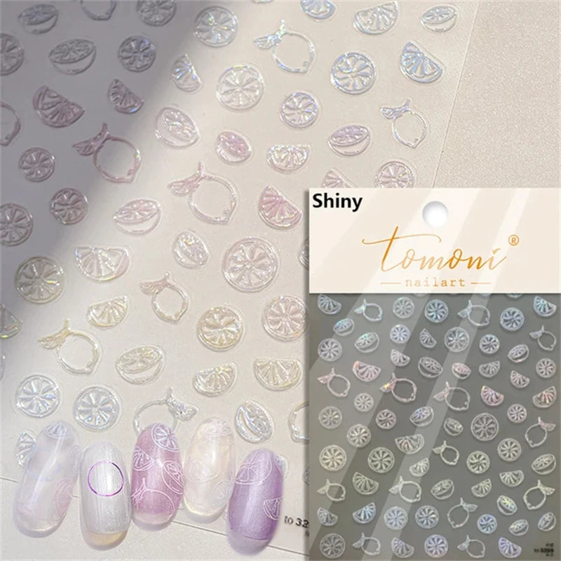 Summer Beach Nail Art Stickers with Ocean Designs - Smarsty