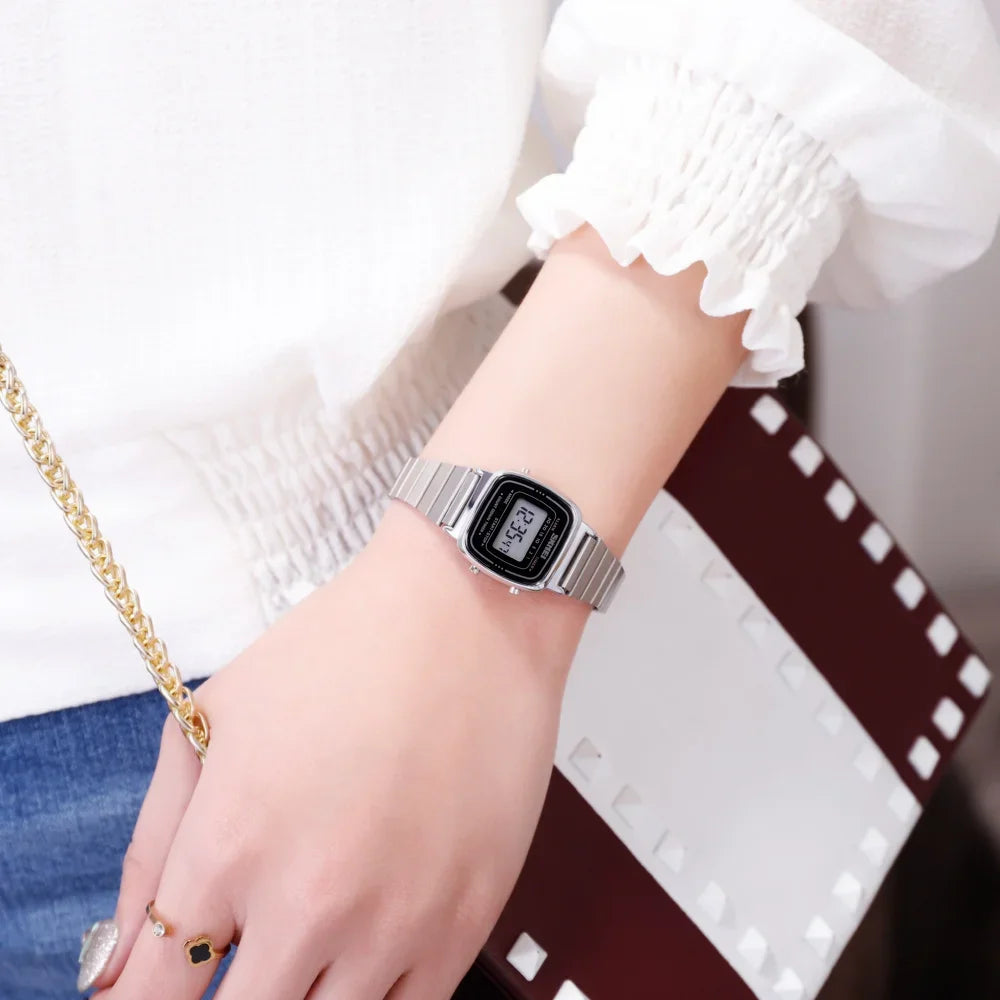 SKMEI 1901 Luxury Waterproof Digital Women's Watch - Smarsty