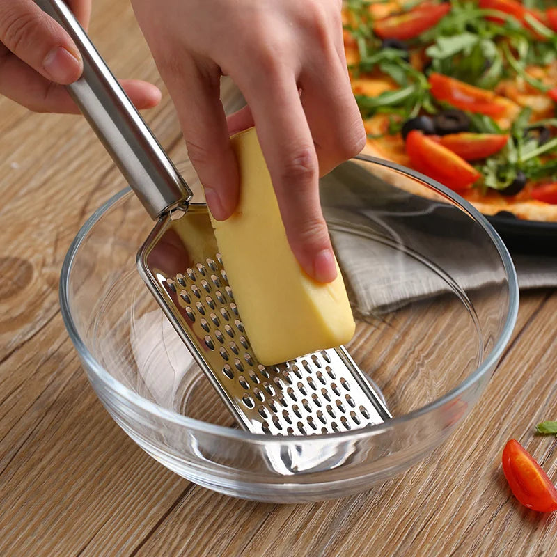 Stainless Steel Handheld Cheese Grater Multi-PurposeKitchen Food Graters for Chocolate Butter Fruit Vegetable Kitchen Items by Smarsty