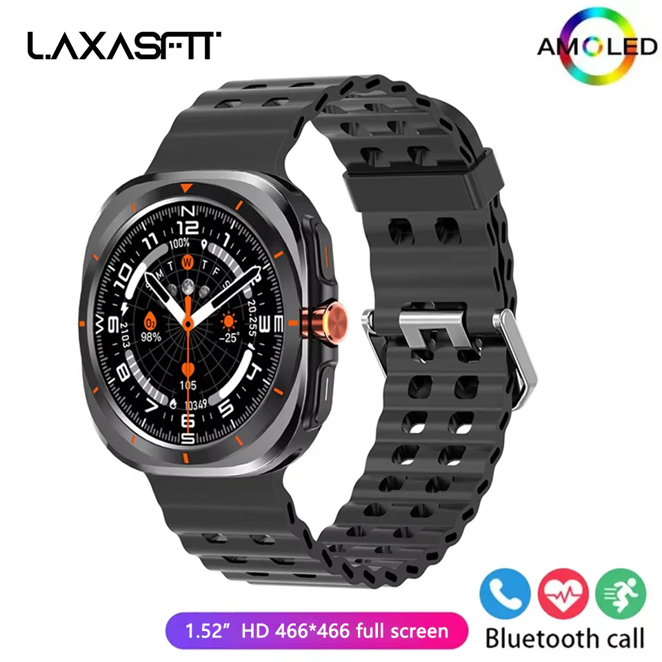 LAXASFIT GT7 Ultra Smartwatch with HD AMOLED Display - Smarsty