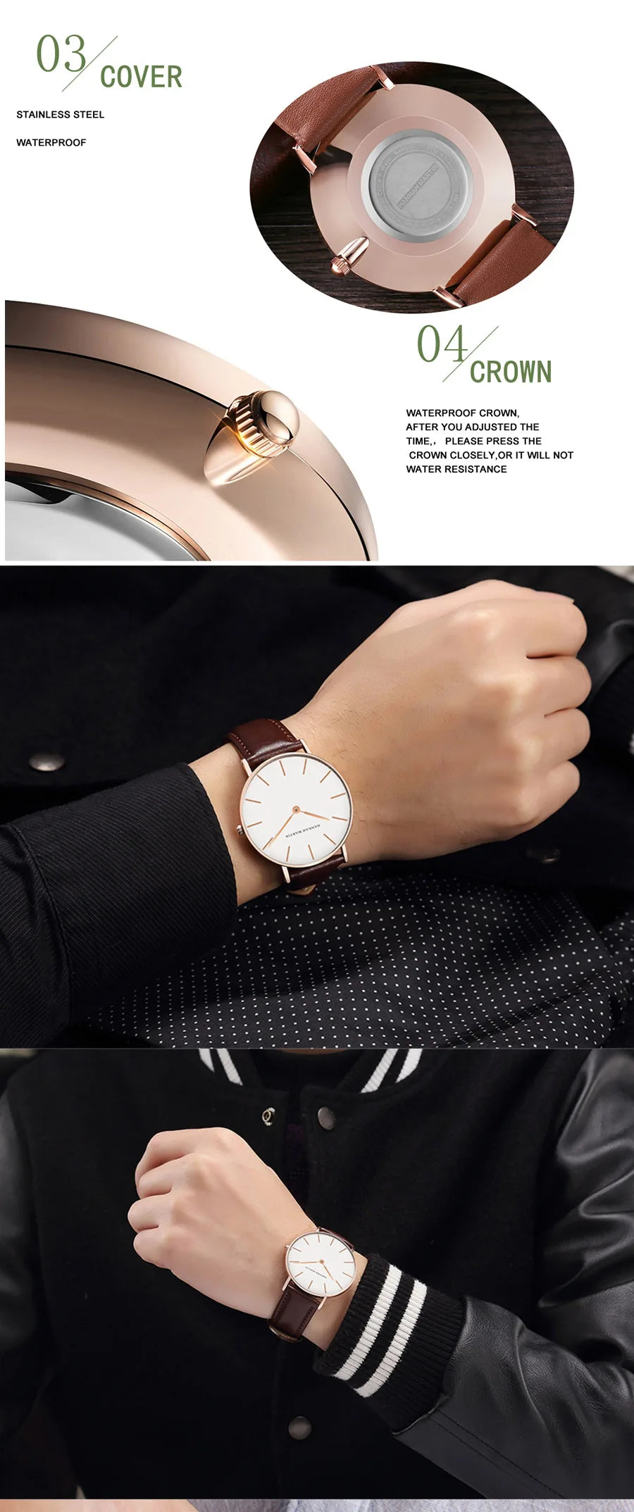 Waterproof Japan Quartz Wrist Watch For Men - Smarsty