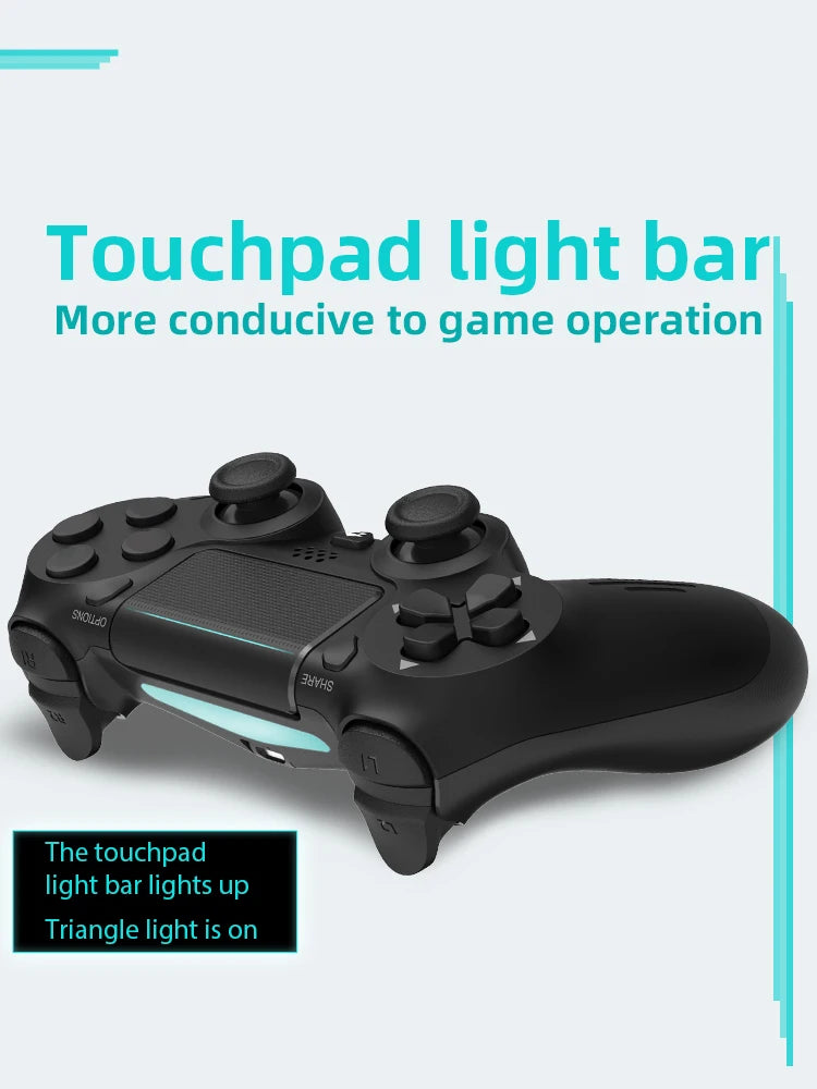 Wireless Bluetooth Game Controller for PS4 with Dual Vibration - Smarsty