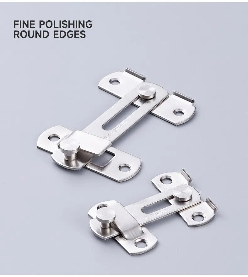Sliding Barn Door Latch Sliding Right Angle Door Latch Door Bolt Wine Cooler Closet Window Door Latch Plug Baby Safety Latch - Smarsty