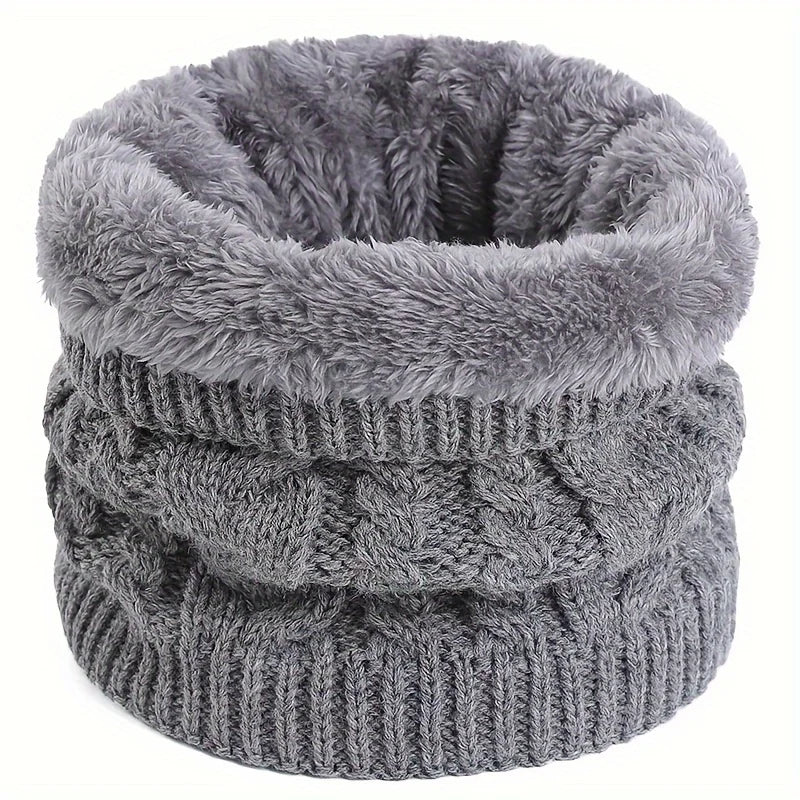 Fashion Polyester Fiber Neck Warm Scarf Suitable for Comfortable Winter Accessories for Men and Women in Cold Weather - Smarsty