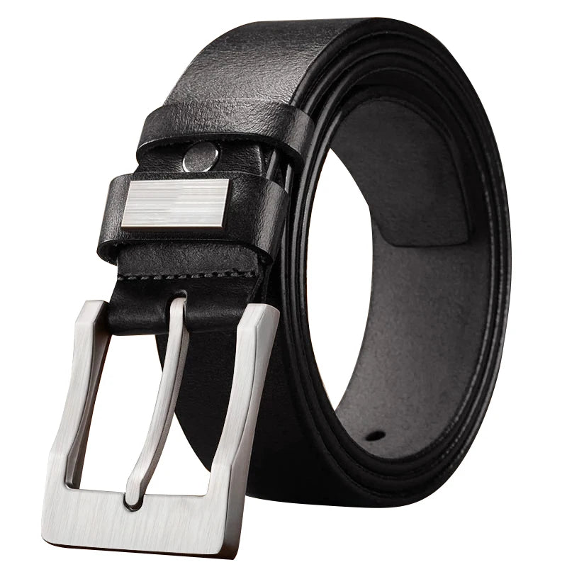 Mens Leather Belt Vintage Style High Quality Designer Strap - Smarsty