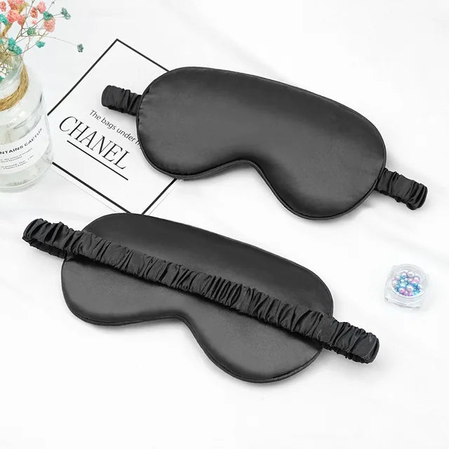 Imitated Silk Sleep Eye Mask for Relaxation and Comfort - Smarsty