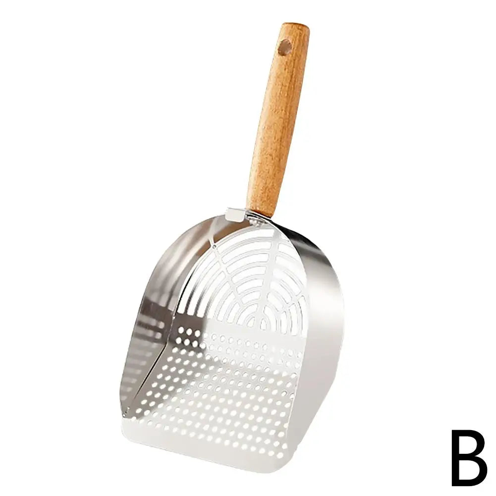 Long Handle Steel Cat Litter Scoop for Easy Cleaning - Smarsty