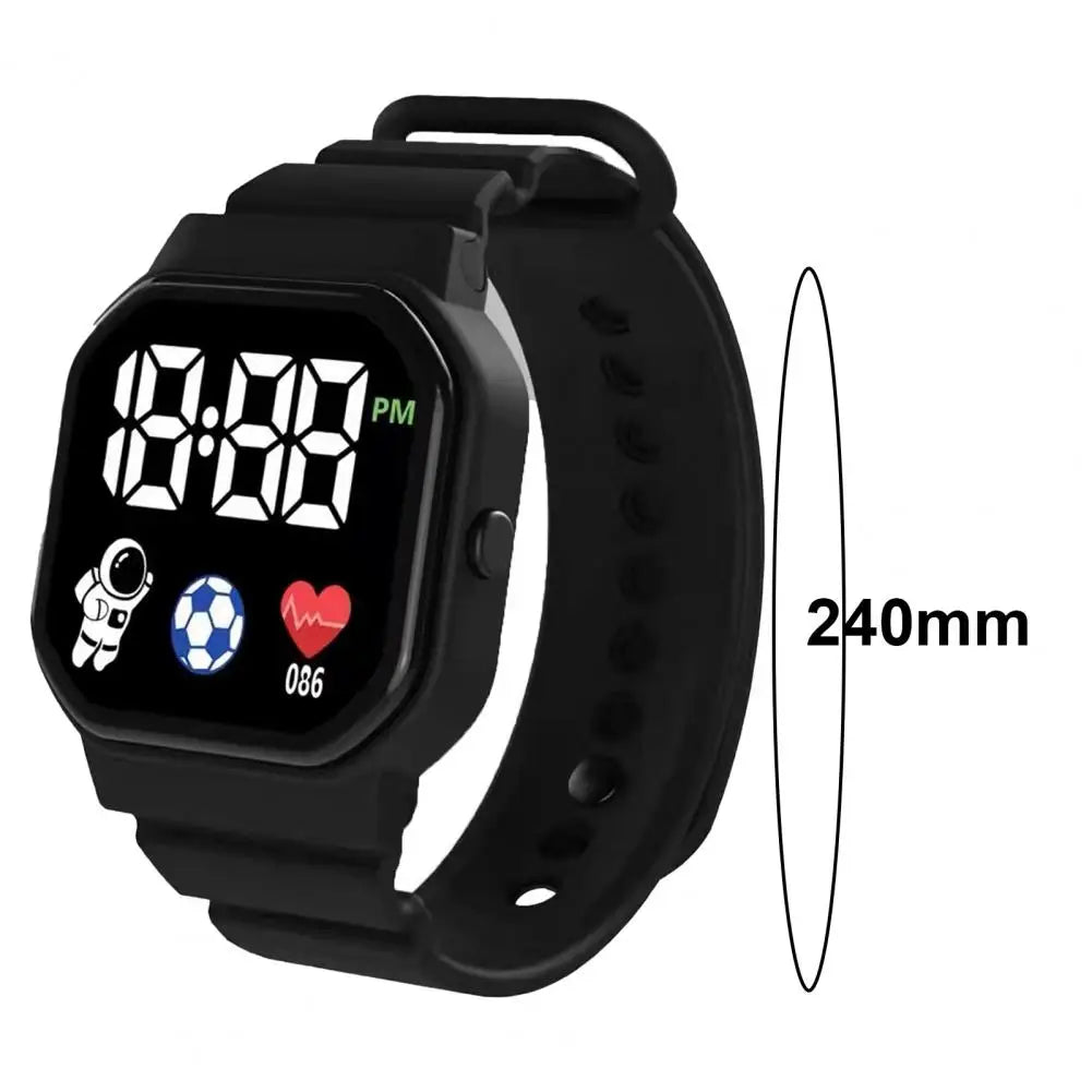 Kids Waterproof Sport Digital Watch with Silicone Strap - Smarsty