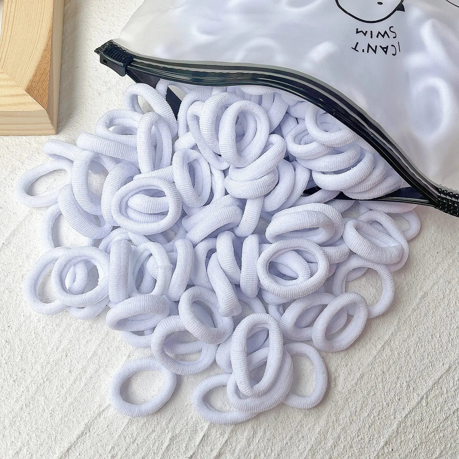 Kids Colorful Elastic Hair Bands Soft Non Slip Scrunchies - Smarsty