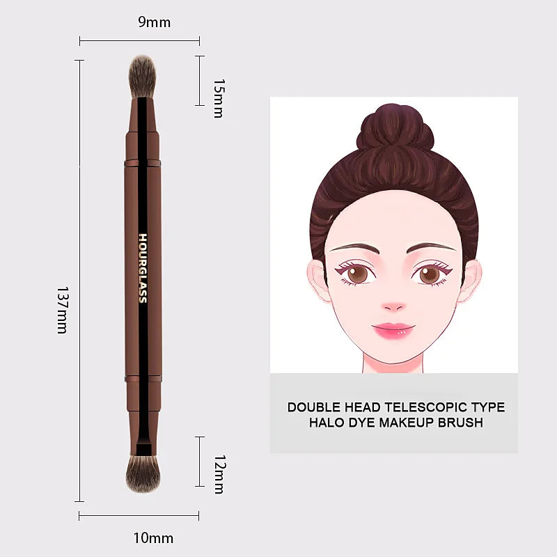 Hourglass Retractable Eyeshadow Brush for Flawless Application - Smarsty