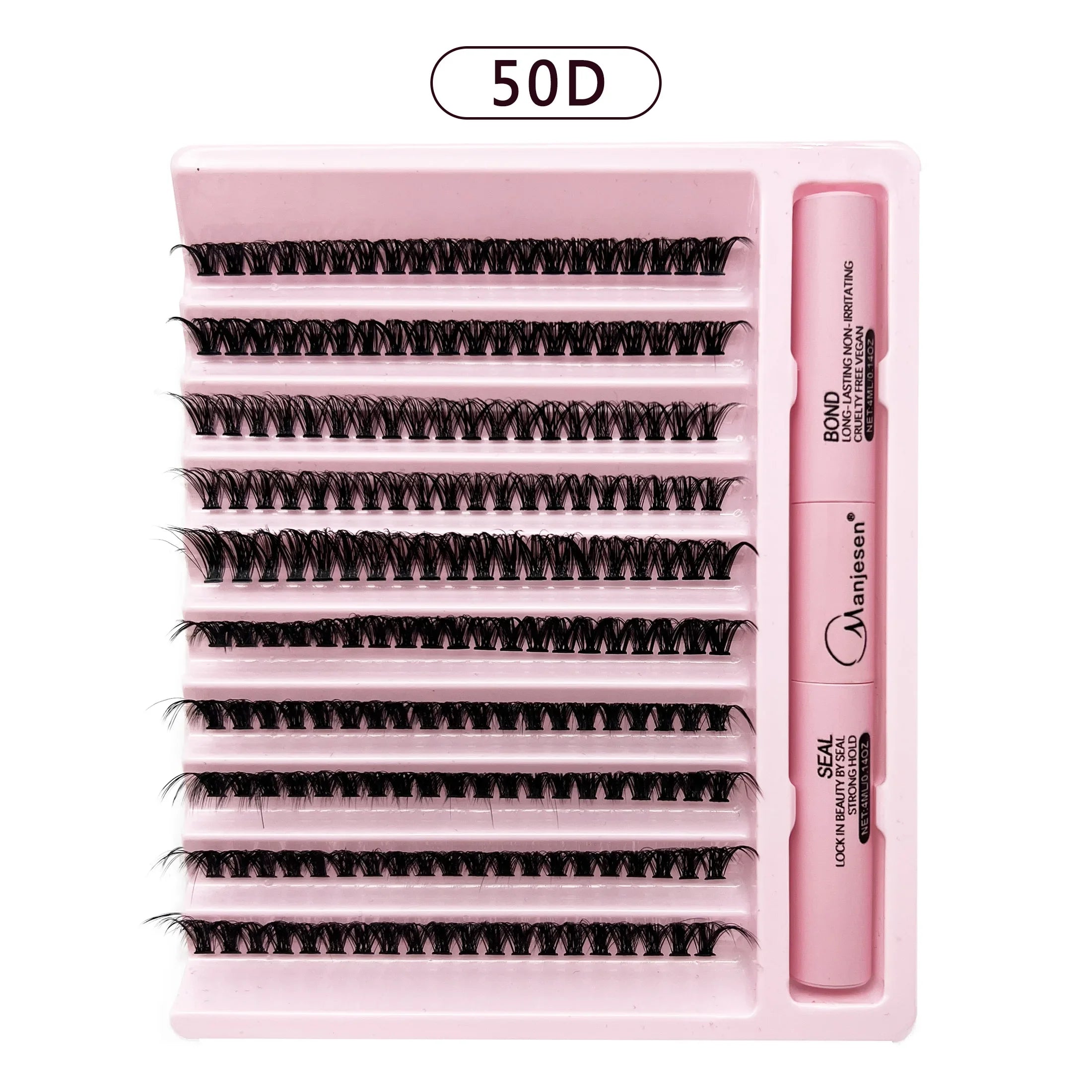 DIY Eyelash Extension Kit with 200 Clusters for Natural Look - Smarsty
