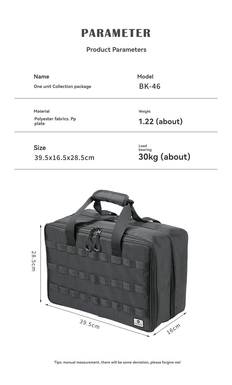 CAMPINGMOON BK-46 Large Capacity Storage Bag Camping IGT Module Collection Storage Bag Outdoor Tactical Packaging Kit by Smarsty