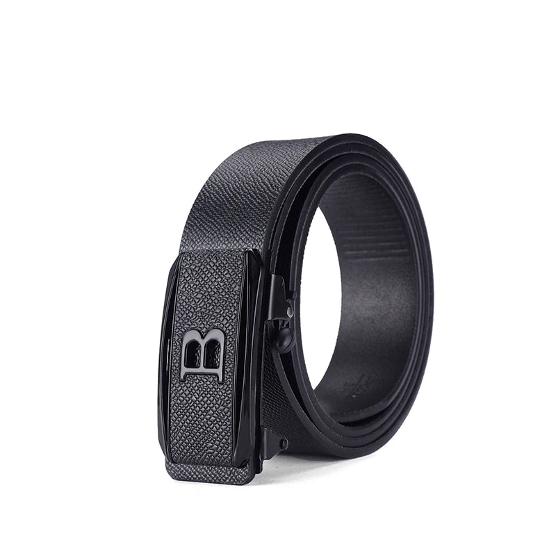 Men's Toothless Automatic Buckle Belt Casual Business Waistband - Smarsty