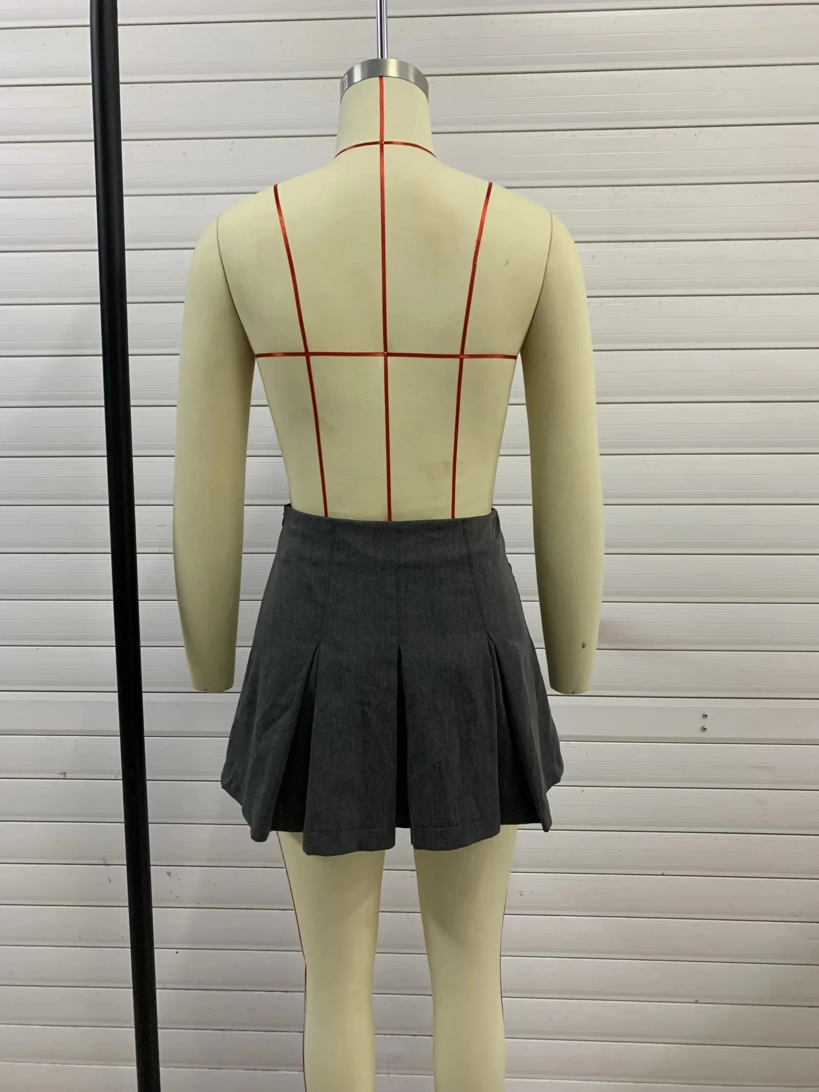 TRAFZA 2025 Spring Summer Women Casual Tierred Mini Skirts Fashion Vintage Solid High Wasit Ruffles Pleated Sexy Shorts Skirts - Smarsty