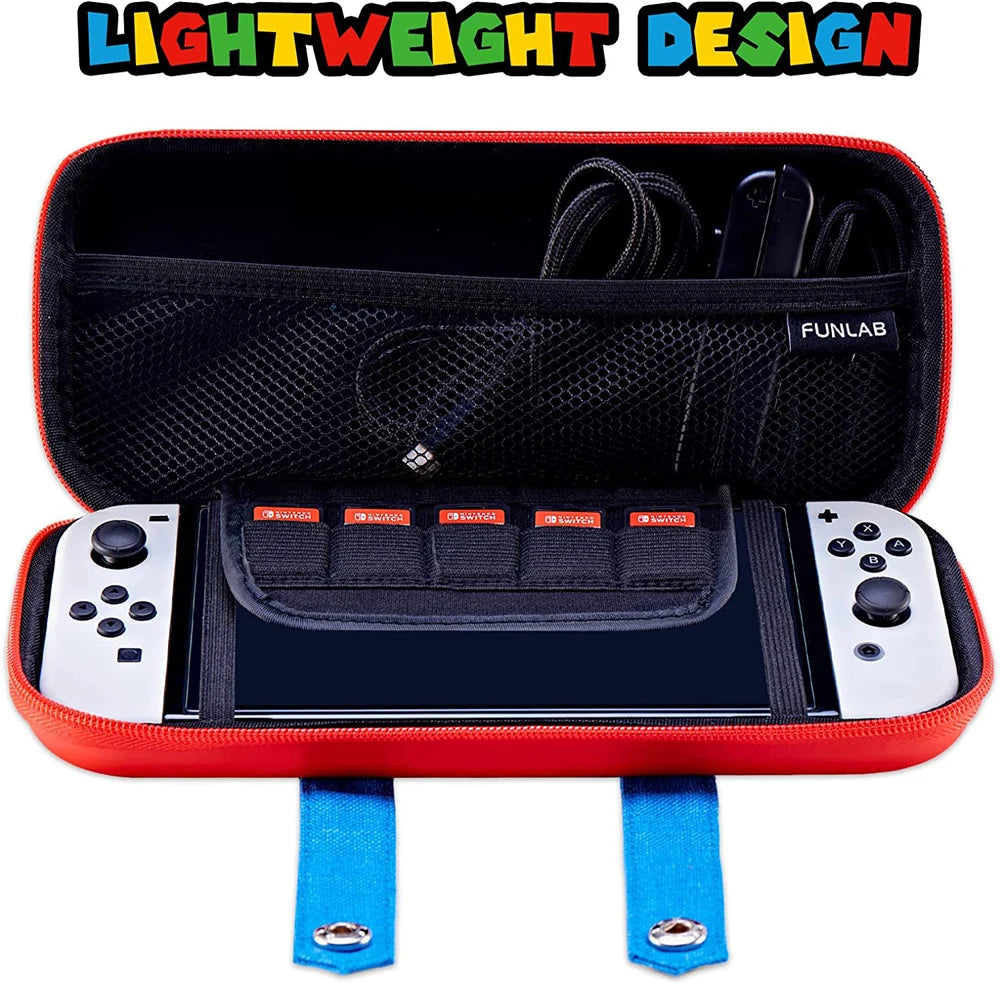 Large Waterproof Carrying Case for Nintendo Switch OLED - Smarsty