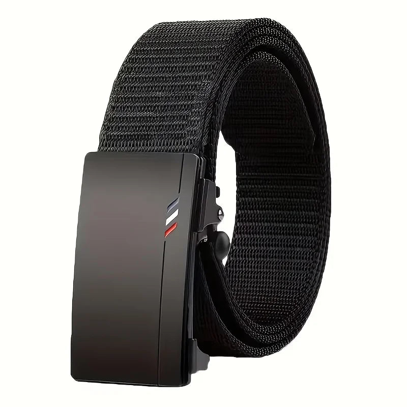 Mens Luxury Automatic Buckle Canvas Belt for Jeans - Smarsty